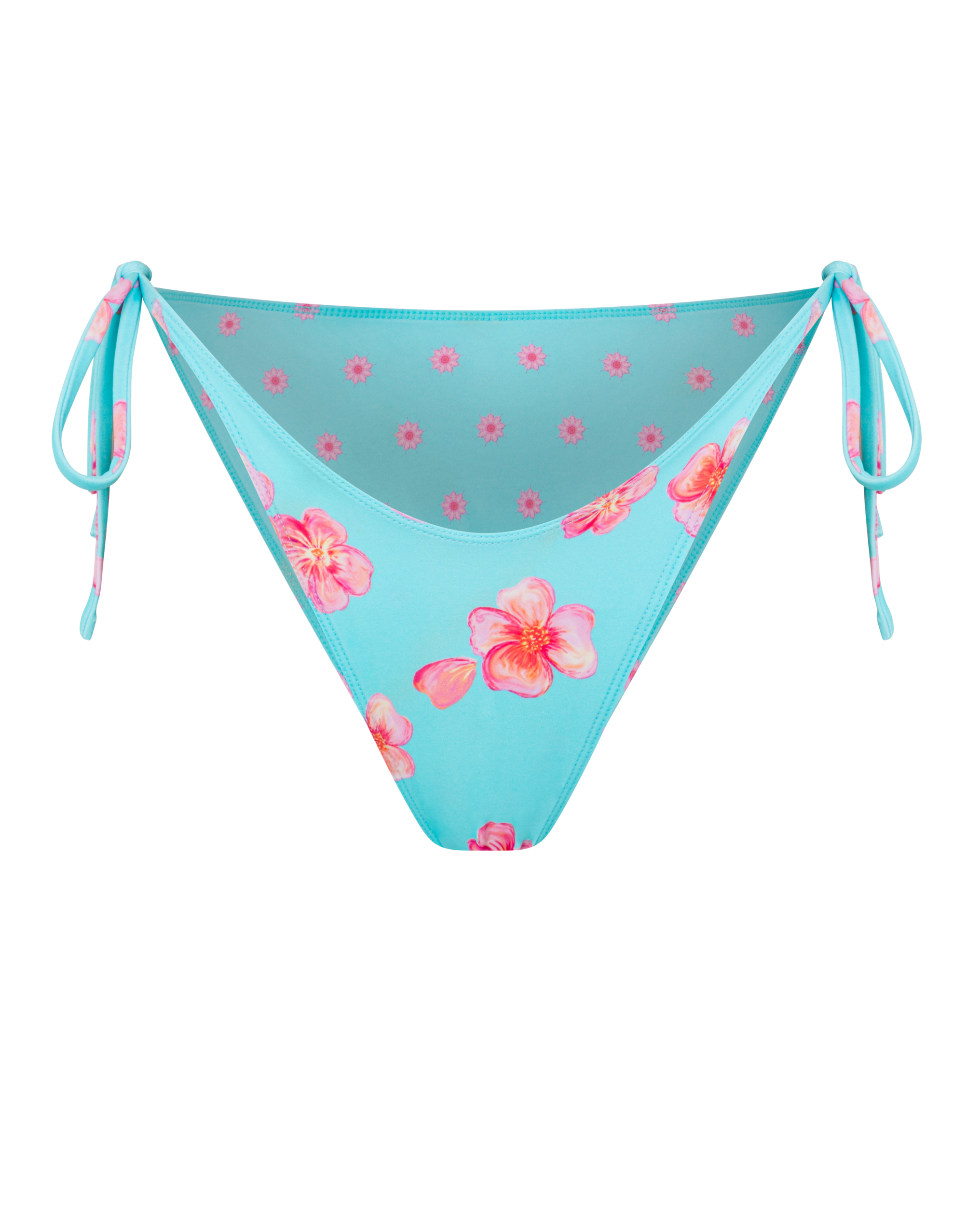 Tie Bottom Reversible- Blossom