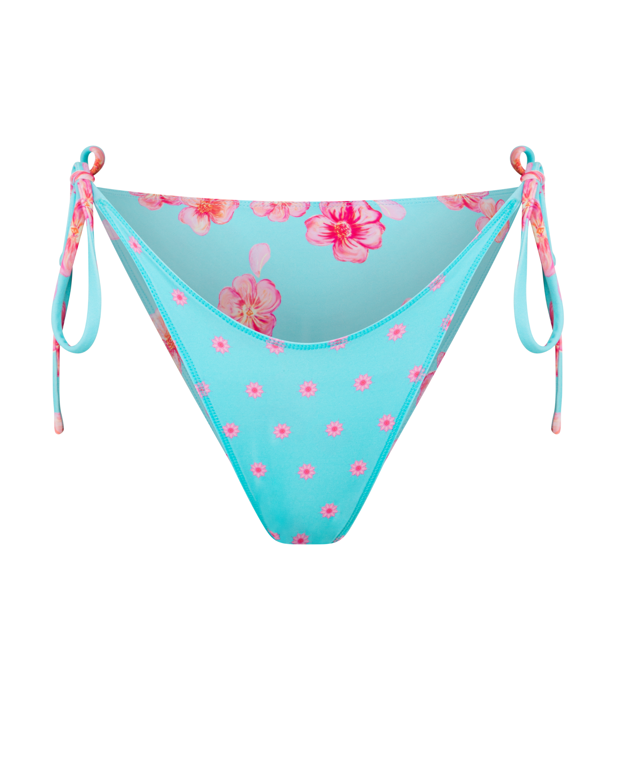 Tie Bottom Reversible- Blossom