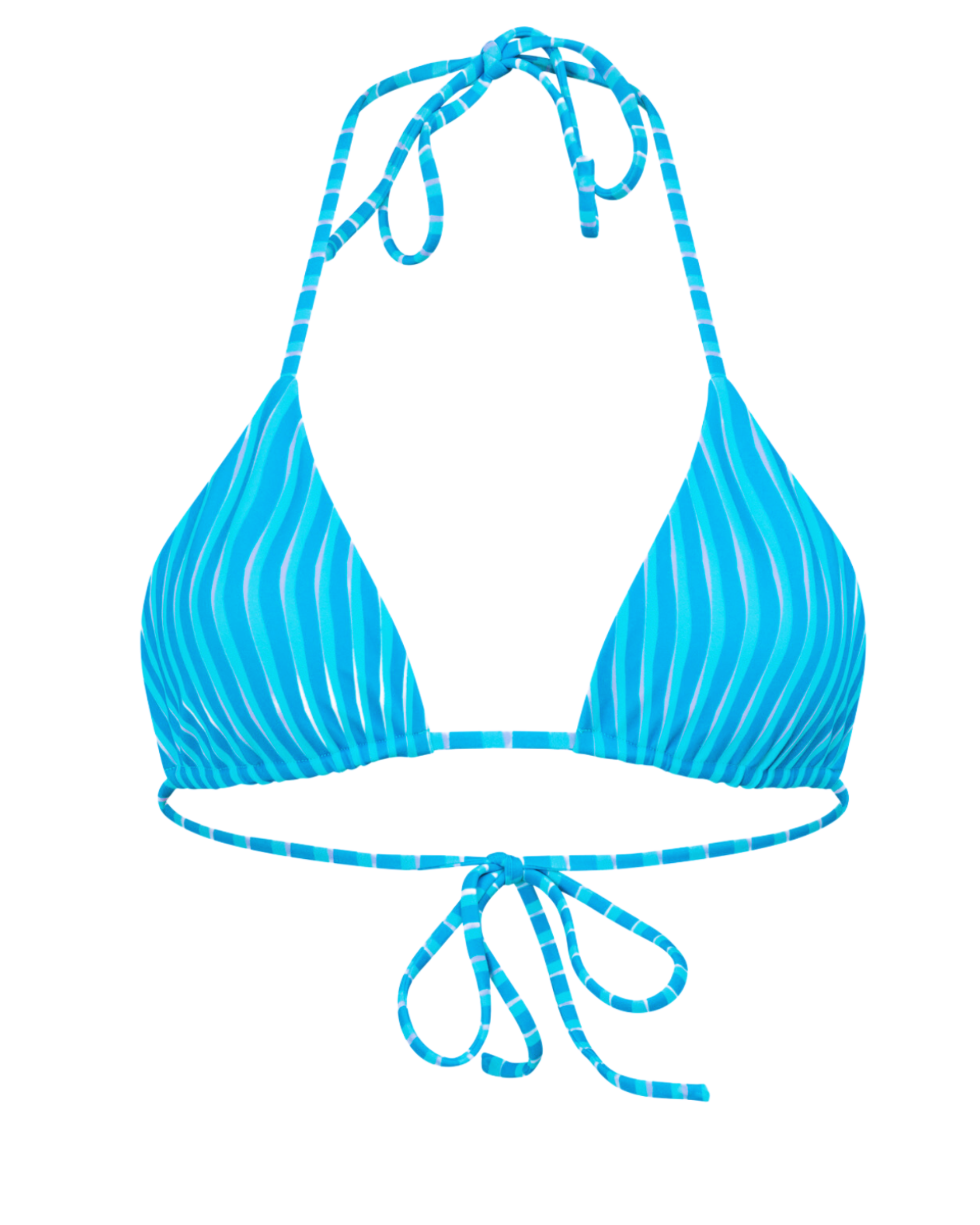 Sea Level Amazing Lace Underwire F Cup Tri Bikini Top - Seafoam - Curvy