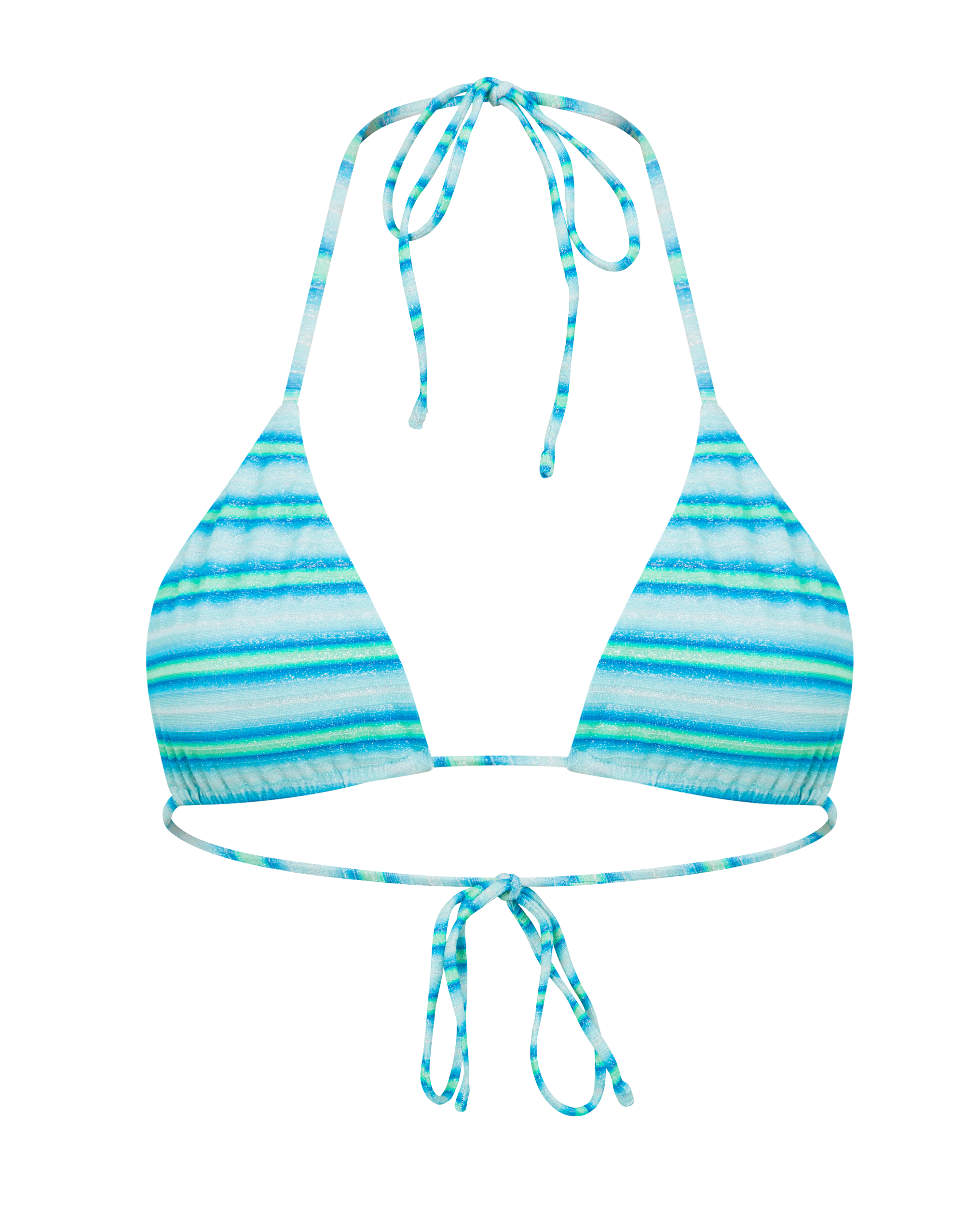 Triangle Top Reversible- Azure