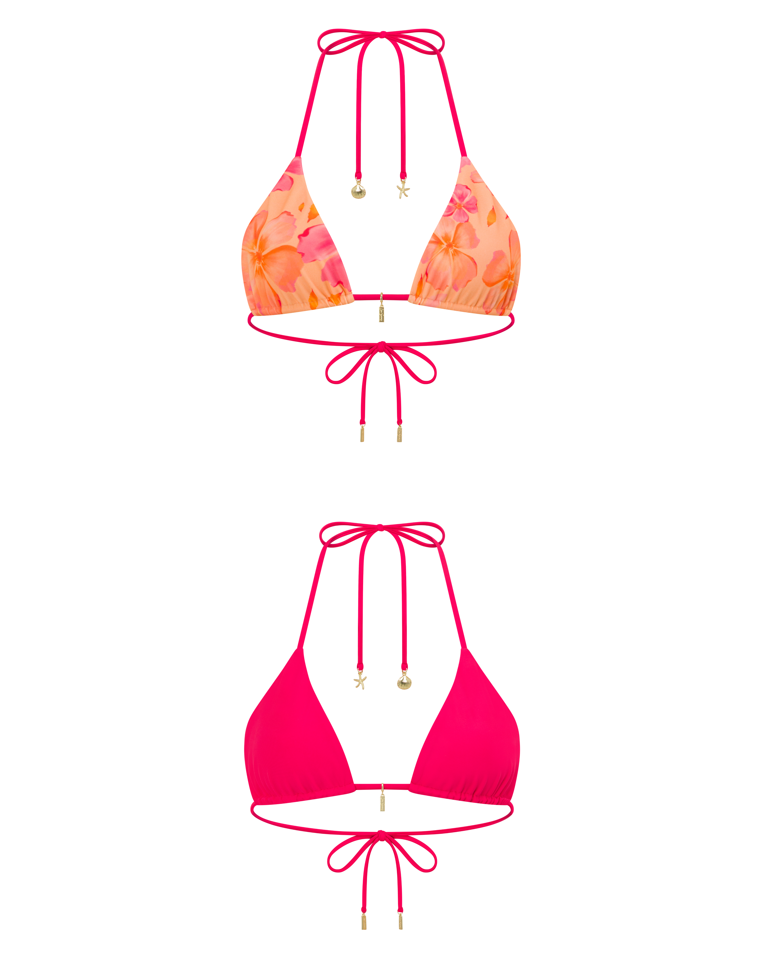 Flora Top in Scarlett Reversible