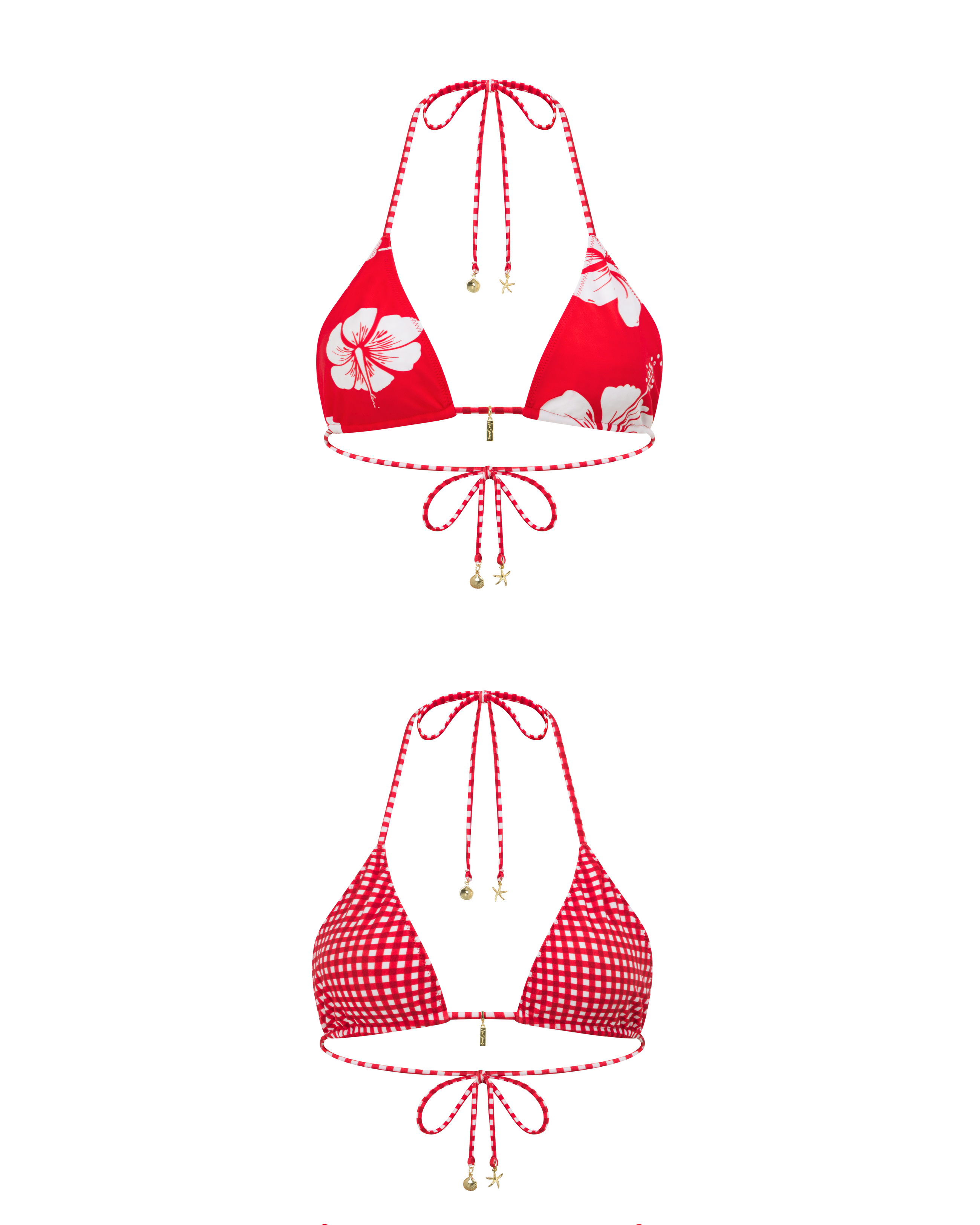 Flora Top in Hibiscus Reversible