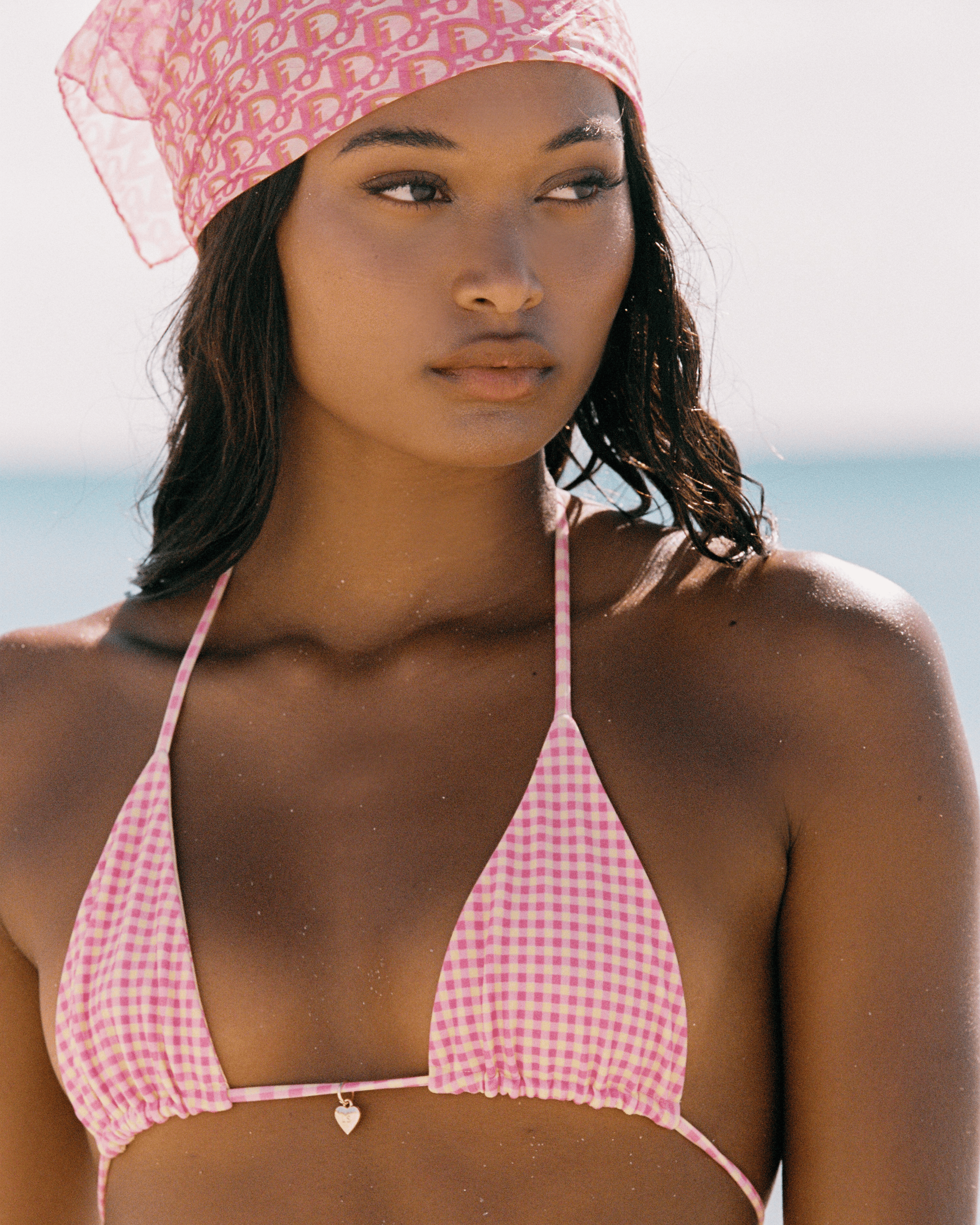 Triangle Top Reversible- Clementine
