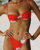 Deia Top in Hibiscus Reversible