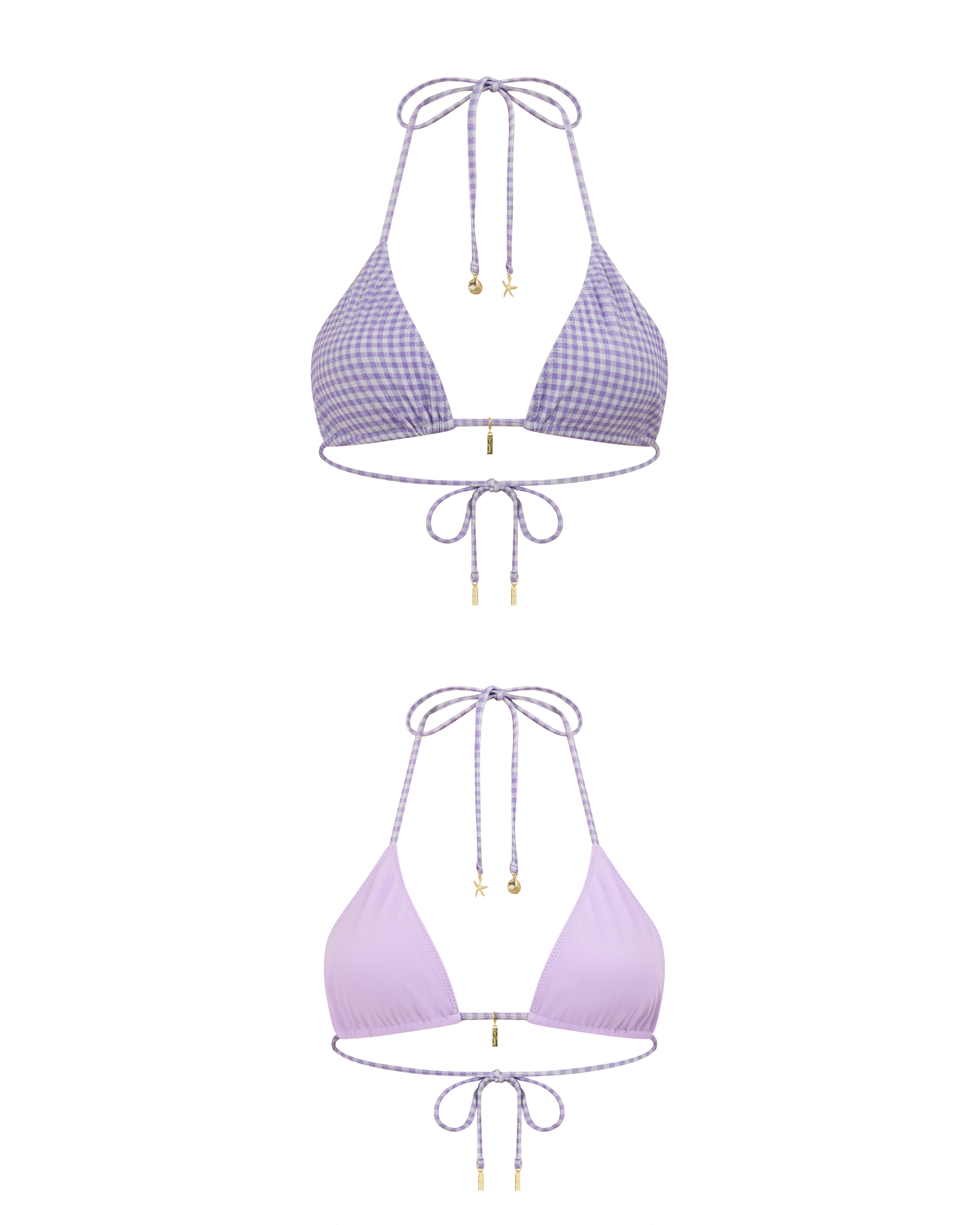 Flora Top in Lavender Reversible
