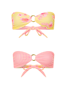 Paloma Top in Clementine Reversible