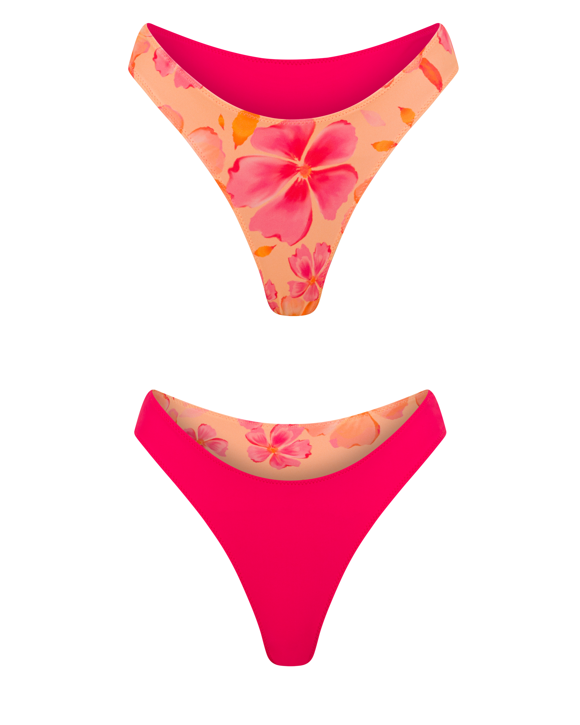 Mila Bottom in Scarlett Reversible