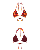 Flora Top in Sangria Reversible