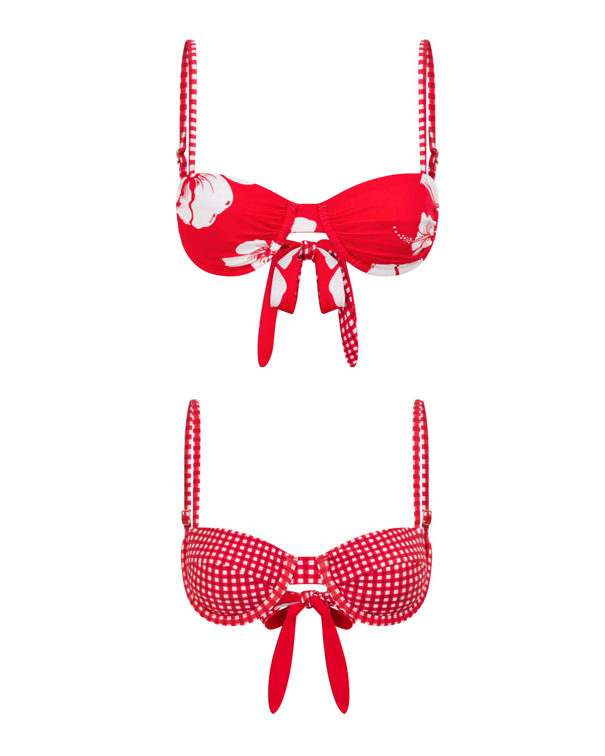 Deia Top in Hibiscus Reversible