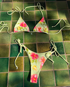 Flora Top in Oliva Reversible