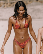 Tahiti Bottom in Sangria Reversible